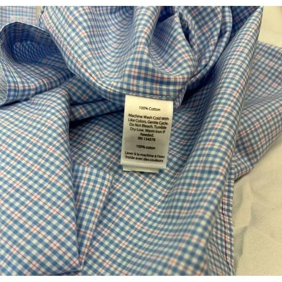 VINEYARD‎ VINES Classic Fit Tucker Shirt Size M Multicolor Plaid 100% Cotton - Picture 7 of 7